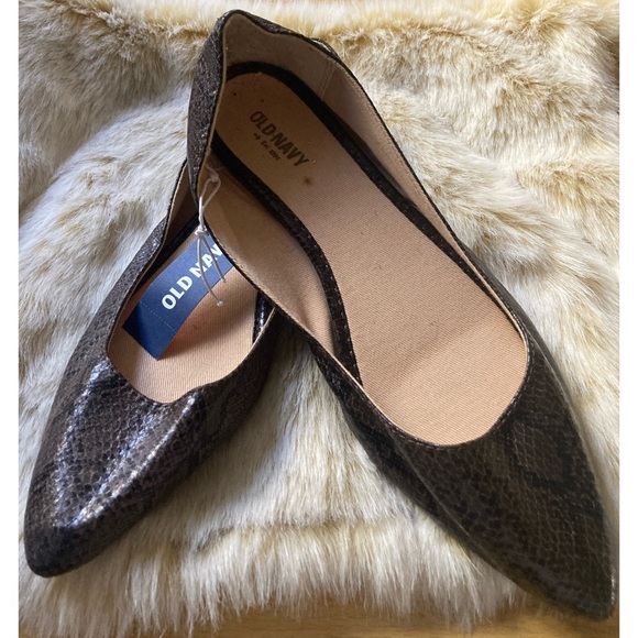 Pointy snakeskin flats - Picture 4 of 4